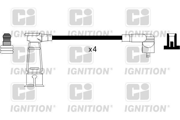 QUINTON HAZELL Комплект проводов зажигания XC914